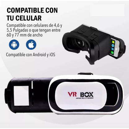 Gafas de Realidad Virtual 3D VR Box