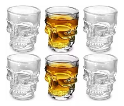 Set de 6 Copas Calaveras