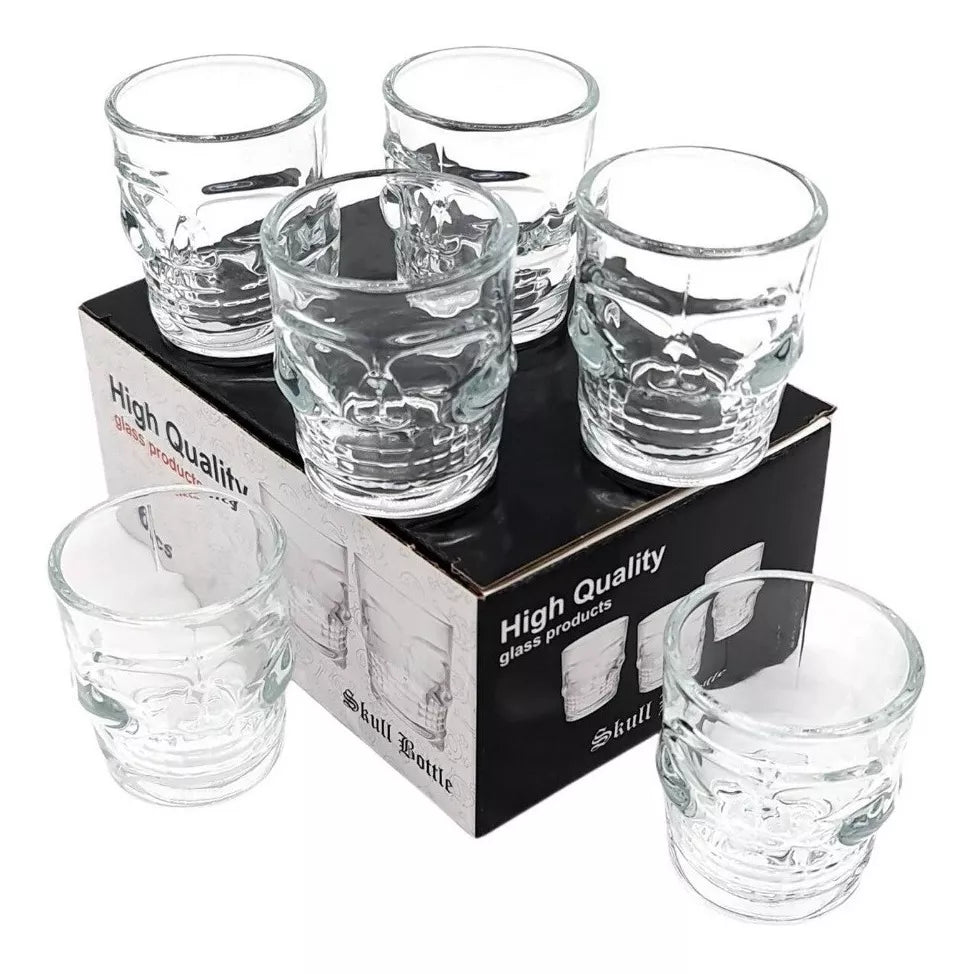 Set de 6 Copas Calaveras