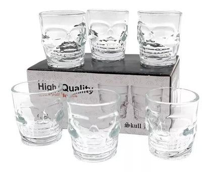 Set de 6 Copas Calaveras