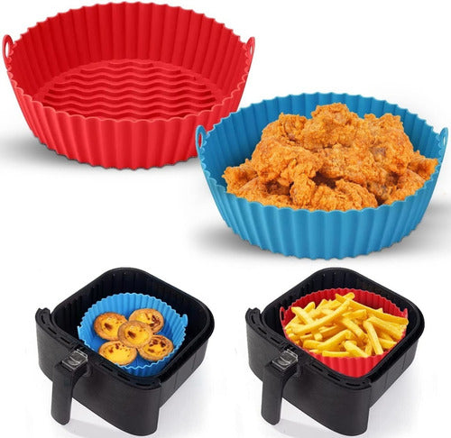 Canastilla Silicona Reutilizable para Air Fryer y Horno